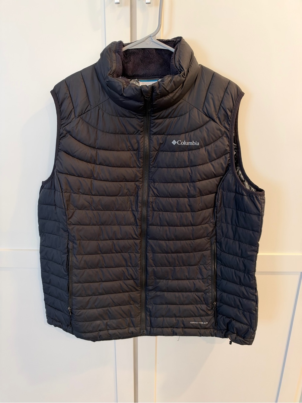 Women’s 1X Columbia Black Quilted Packable Vest